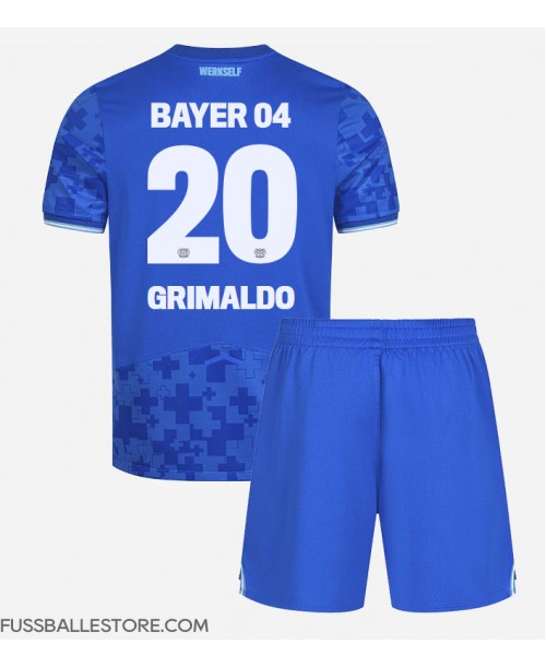Günstige Bayer Leverkusen Alejandro Grimaldo #20 3rd trikot Kinder 2025-26 Kurzarm (+ Kurze Hosen) Günstige Bayer Leverkusen Alejandro Grimaldo #20 3rd trikot Kinder 2025-26 Kurzarm (+ Kurze Hosen)